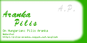 aranka pilis business card